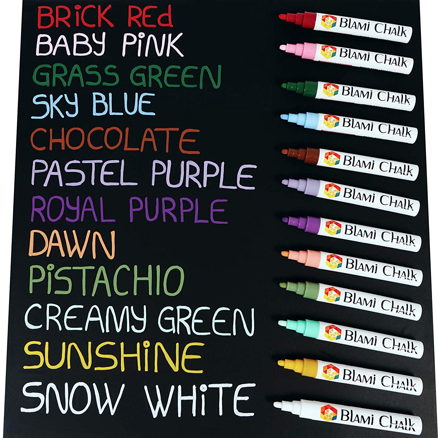 MMFB Arts & Crafts Chalk Markers - Pack of 33 Liquid Chalk Paint Pens —  CHIMIYA