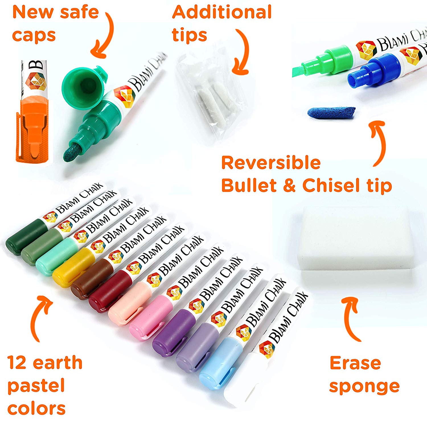 Erasable Chalk Marker for Reusable Badges