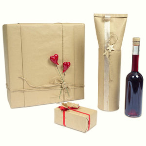 a group of wrapped presents